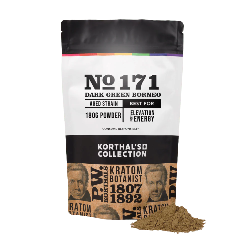 No 171 Dark Green Borneo Kratom Powder - Image 4