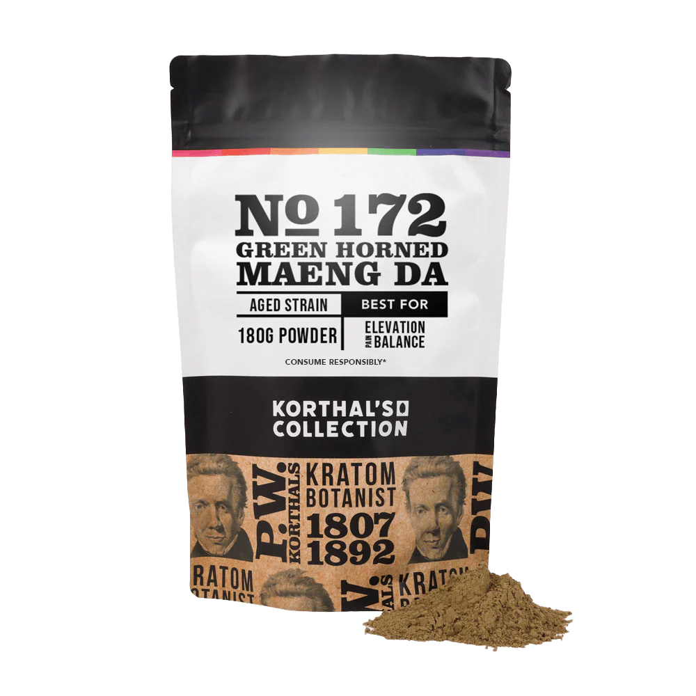 No 172 Green Horned Maeng Da Kratom Powder - Image 4