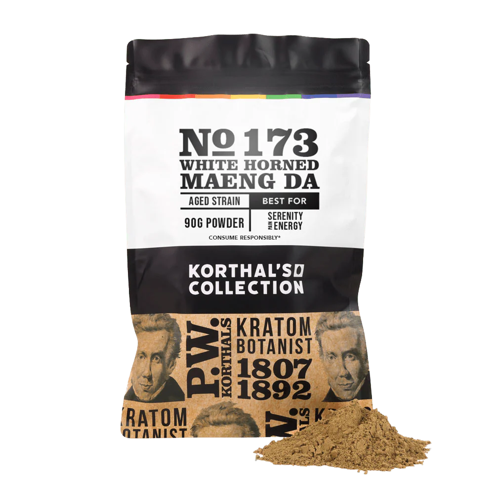 No 173 White Horned Maeng Da Kratom Powder - Image 3