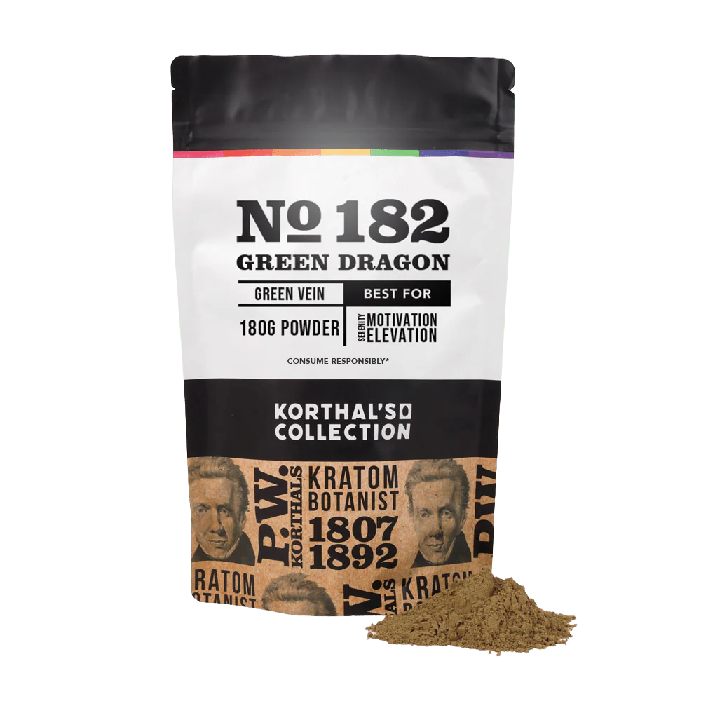 No 182 Green Dragon Kratom Powder - Image 4