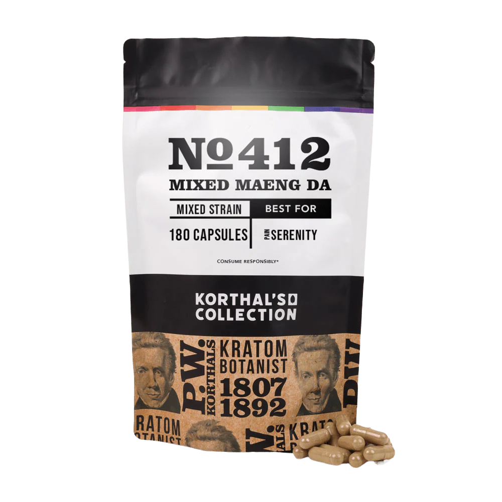 No 412 Mixed Maeng Da Kratom Capsules - Image 4