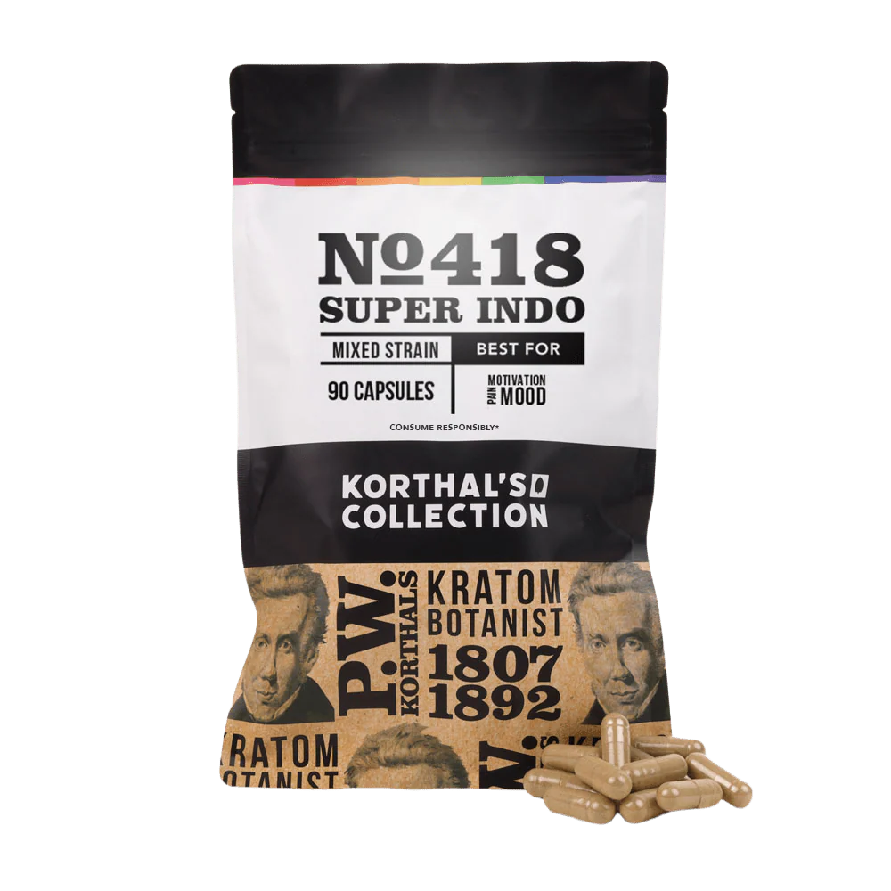 No 418 Super Indo Kratom Capsules - Image 3
