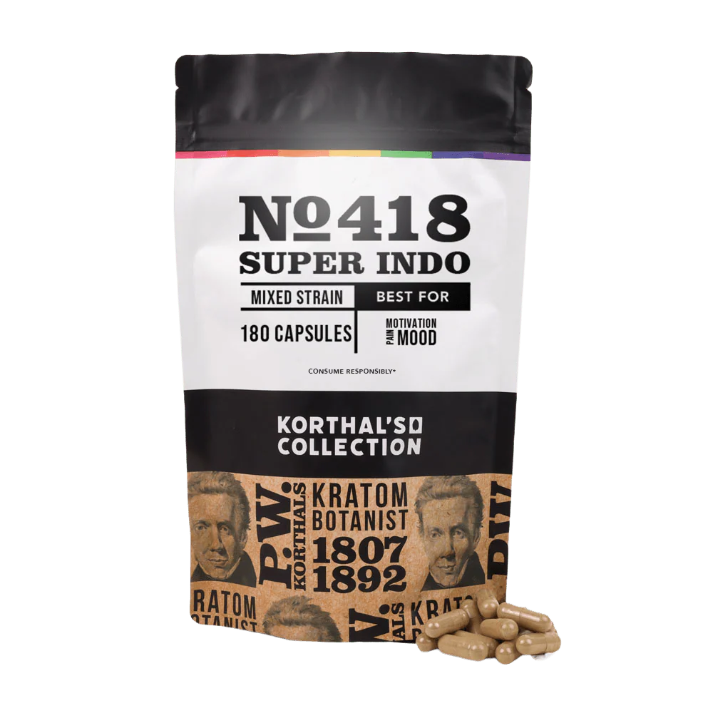 No 418 Super Indo Kratom Capsules - Image 4