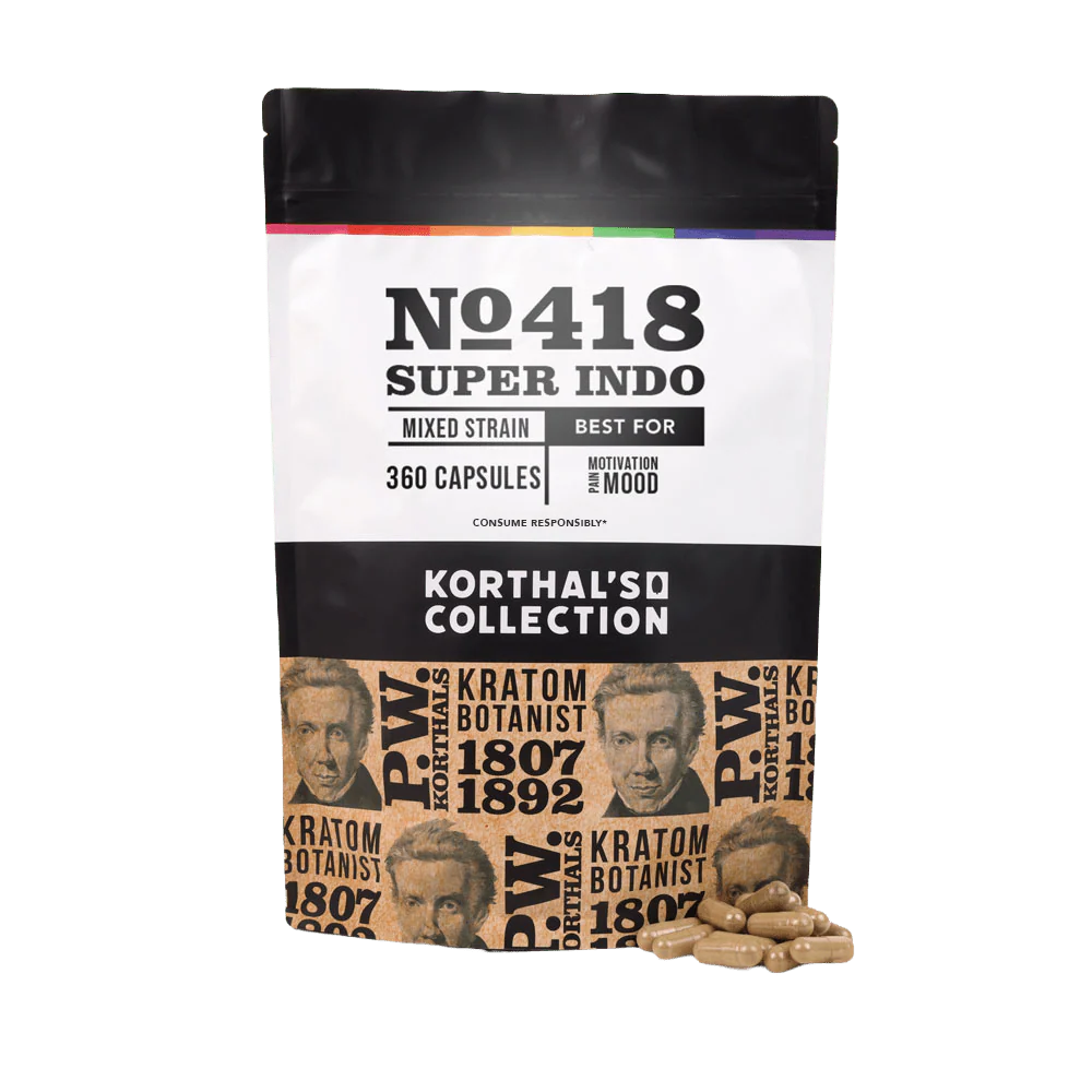 No 418 Super Indo Kratom Capsules - Image 5