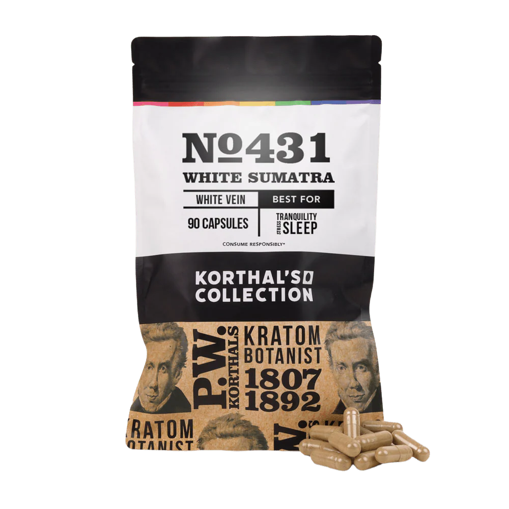 No 431 White Sumatra Kratom Capsules - Image 3