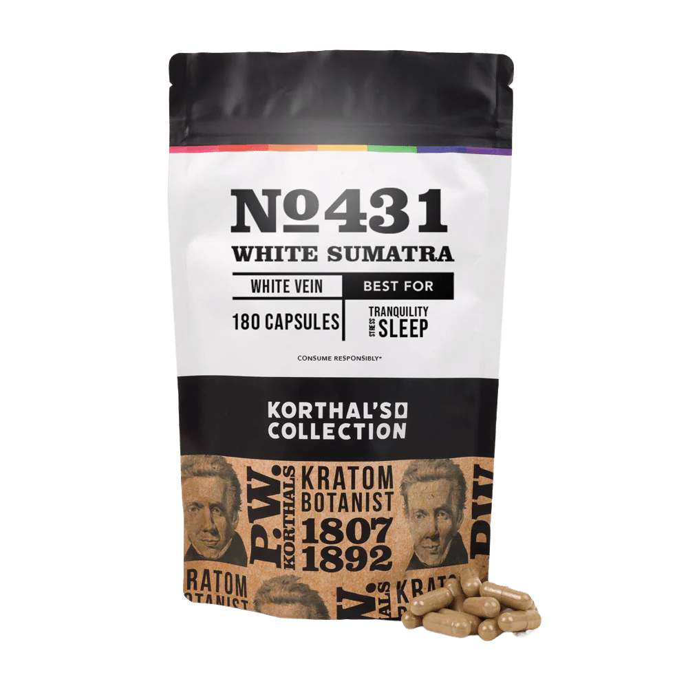 No 431 White Sumatra Kratom Capsules - Image 4