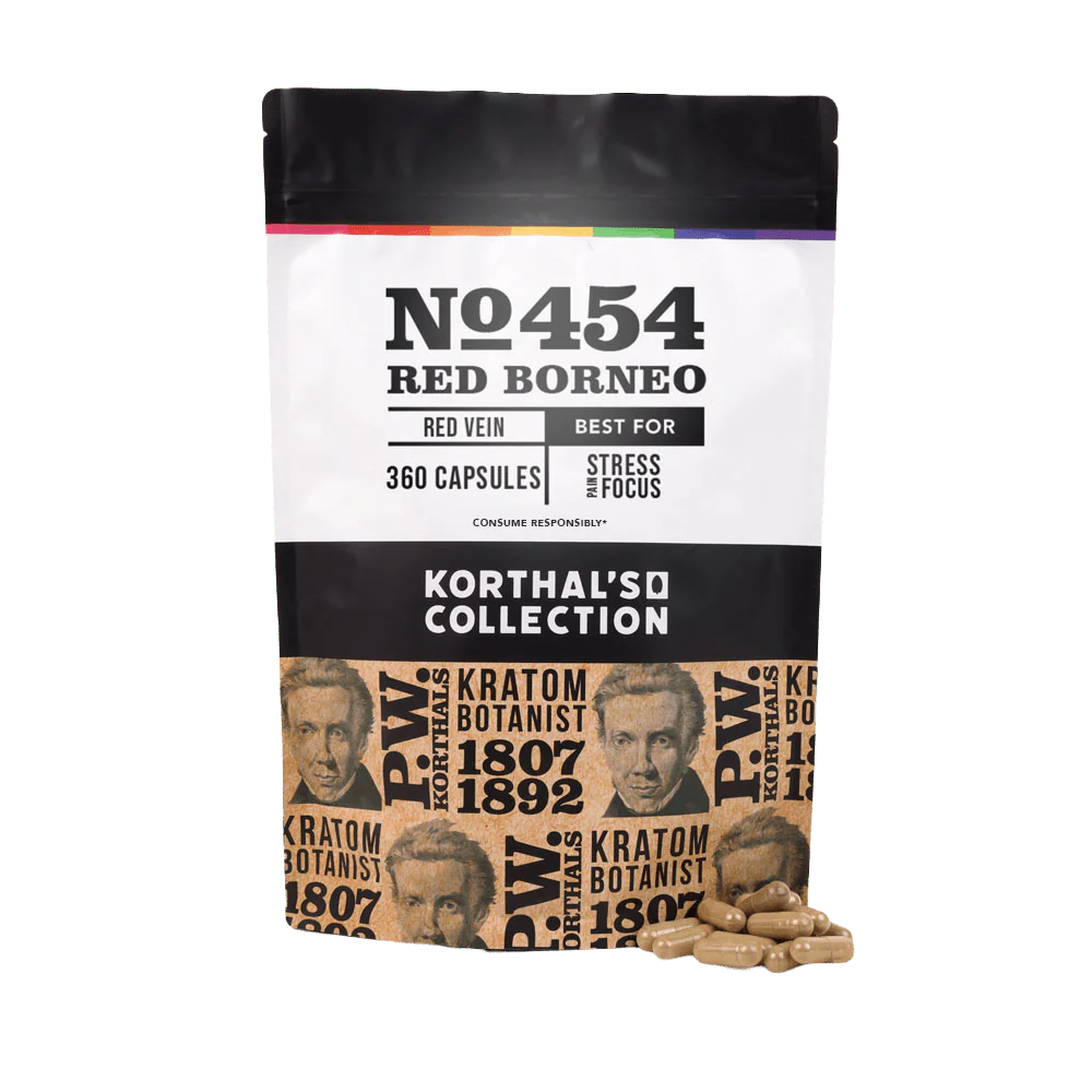 No 454 Red Borneo Kratom Capsules - Image 5