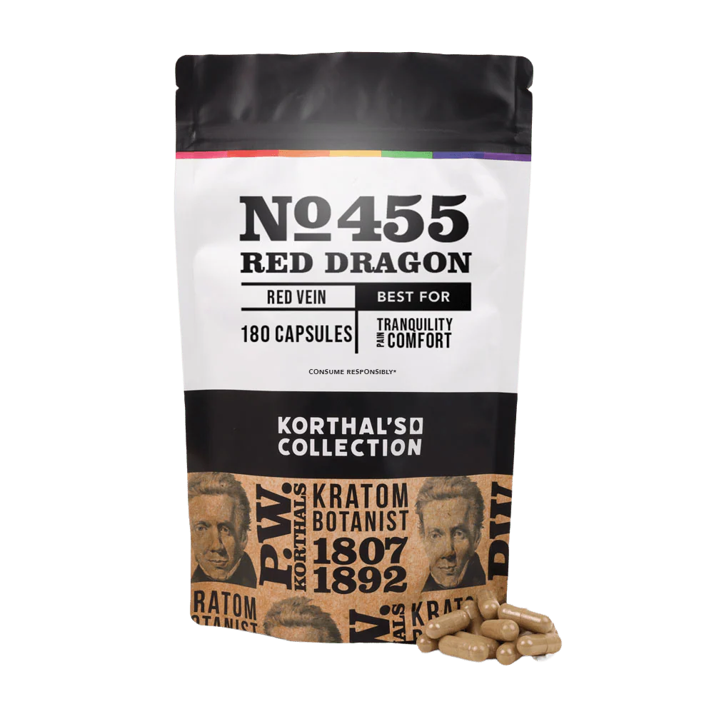 No 455 Red Dragon Kratom Capsules - Image 4
