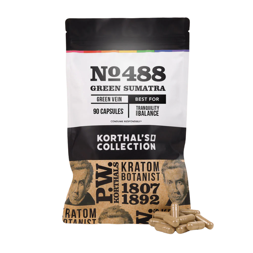 No 488 Green Sumatra Kratom Capsules - Image 3