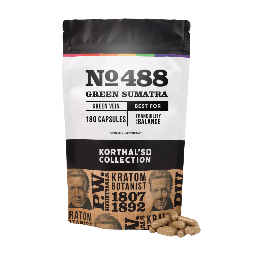 No 488 Green Sumatra Kratom Capsules - Image 4