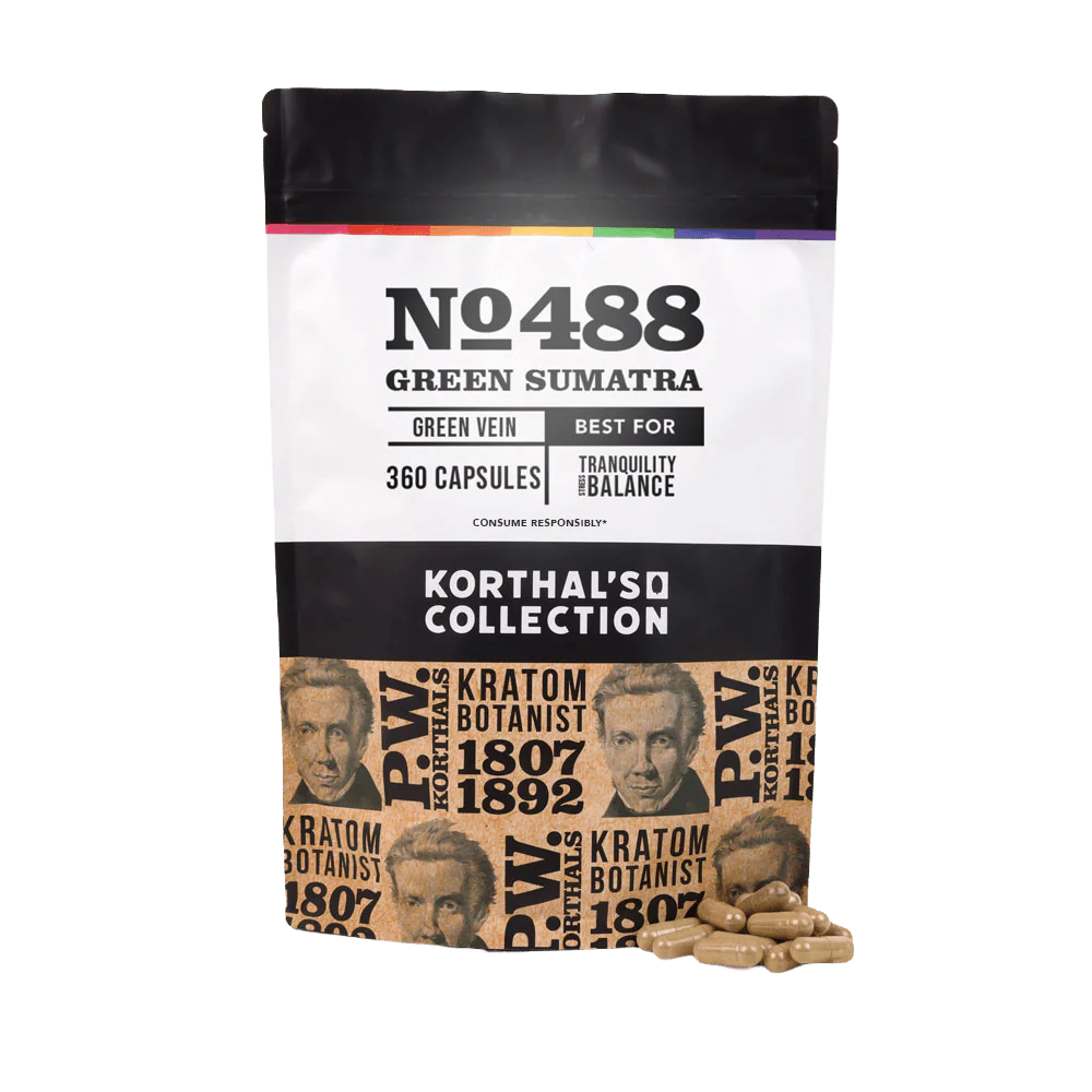 No 488 Green Sumatra Kratom Capsules - Image 5