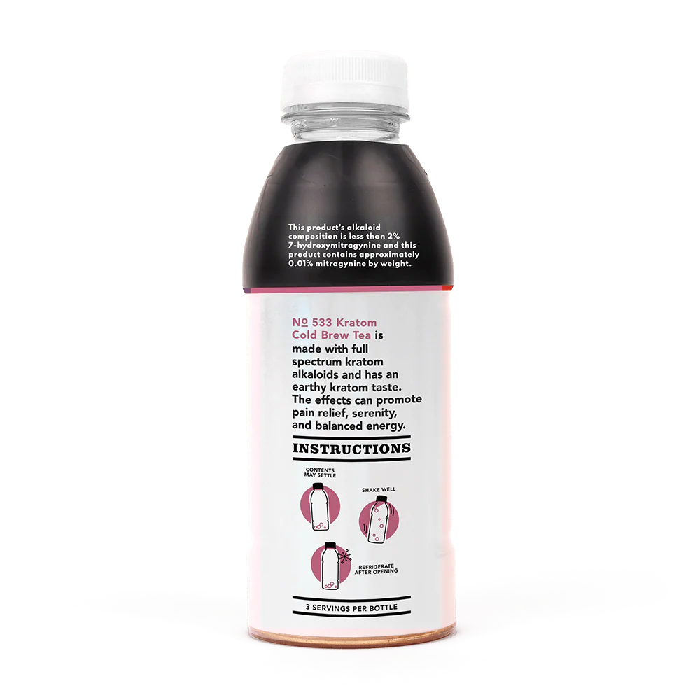 Korthal's Collection No. 533 Kratom Cold Brew Tea White Maeng Da, 3 Pack - Image 3