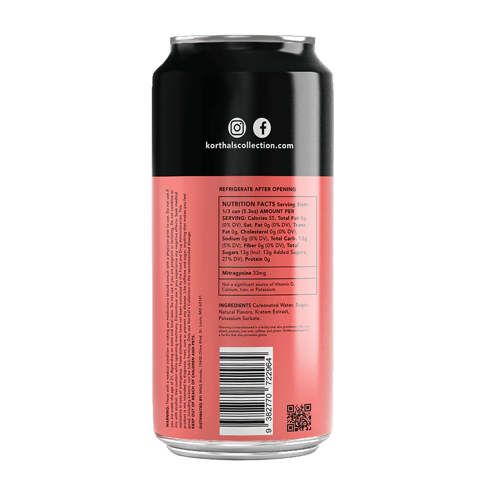 No. 573 Strawberry Kiwi Kratom Soda - Special Edition, 4 Pack - Image 4