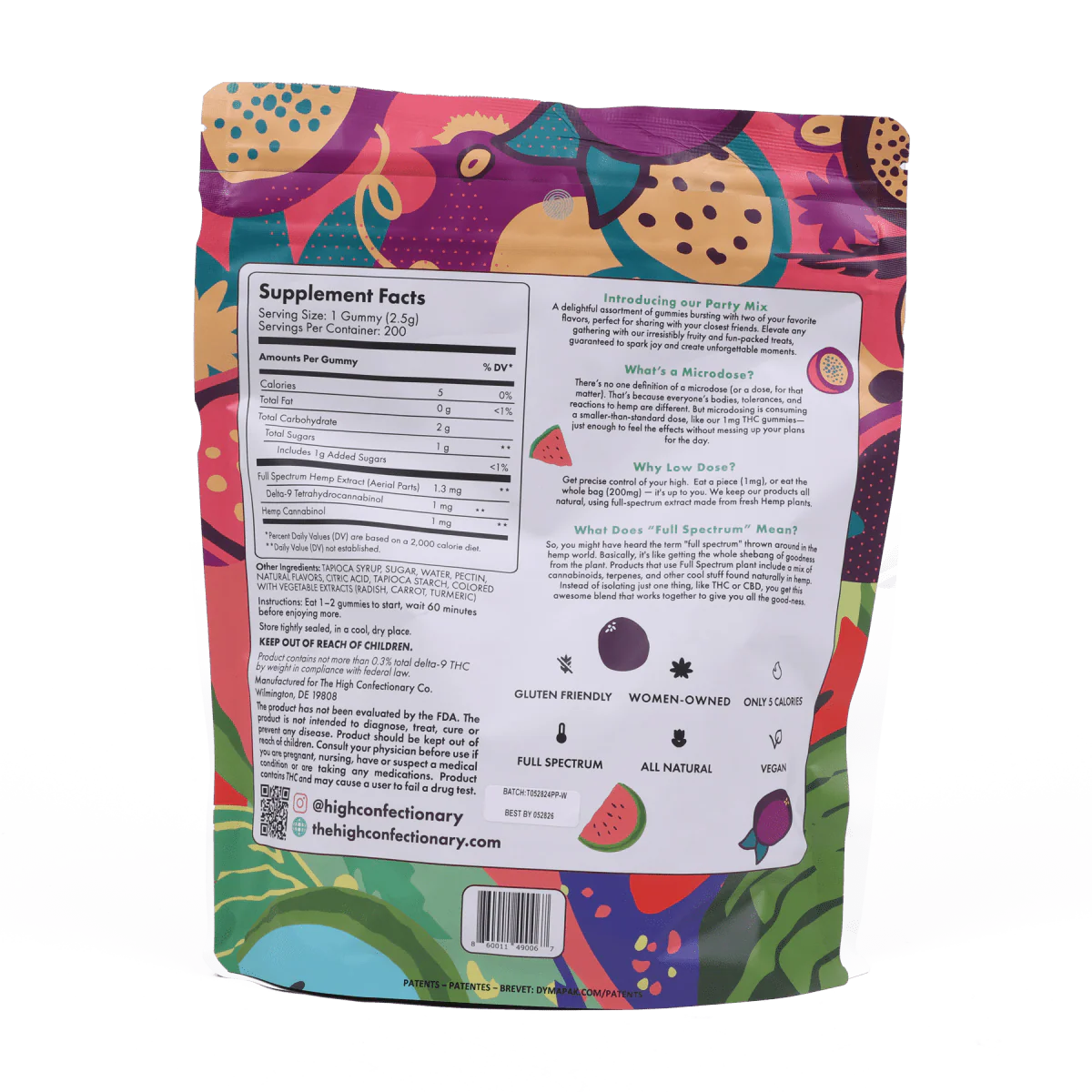The High Confectionary Co. Uplift Gummies, 200 Count - Image 4